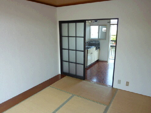 Living and room. Kitchen seen from the living room