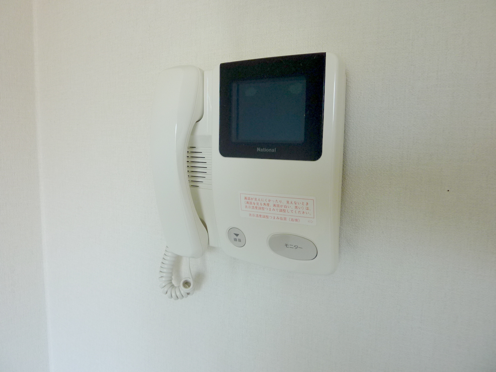 Security. Suspicious persons shut out at the monitor Hong!