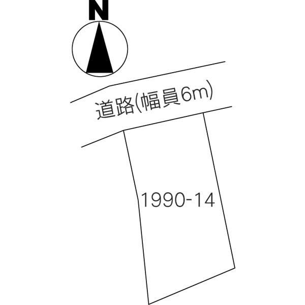 Compartment figure. Land price 15.6 million yen, It is a land area 258 sq m quiet location.