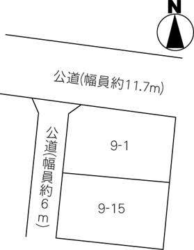Compartment figure. Land price 42,610,000 yen, Land area 563.41 sq m