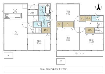 Floor plan. 23.8 million yen, 4LDK, Land area 247.08 sq m , Building area 95.58 sq m