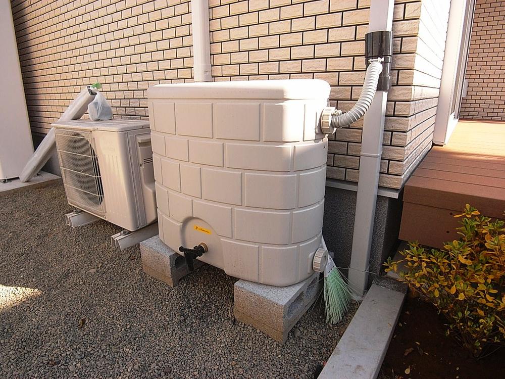 Other Equipment. For any chance, such as during the earthquake, Mechanism to save the rain that has accumulated on the balcony here. But it can not be used as drinking water, It gives a small domestic water at the time of emergency. 