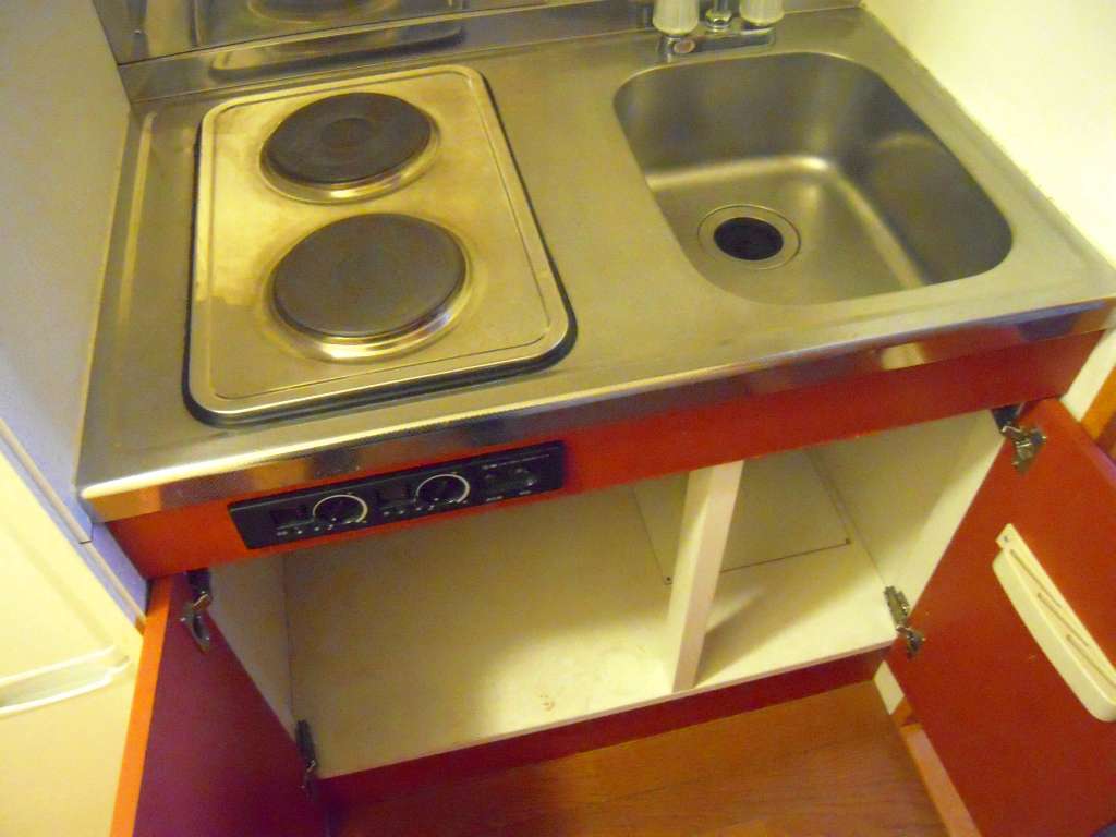 Kitchen. Kitchen under storage space