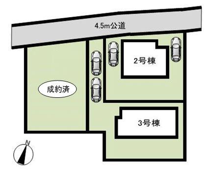 The entire compartment Figure.  ◆ Tsukuba Express "Moriya" good location of the 13-minute walk to the station! 
