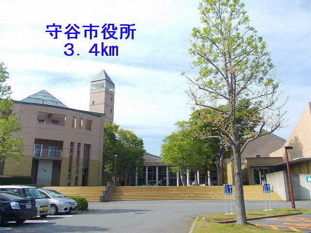 Government office. Moriya 3400m up to City Hall (government office)