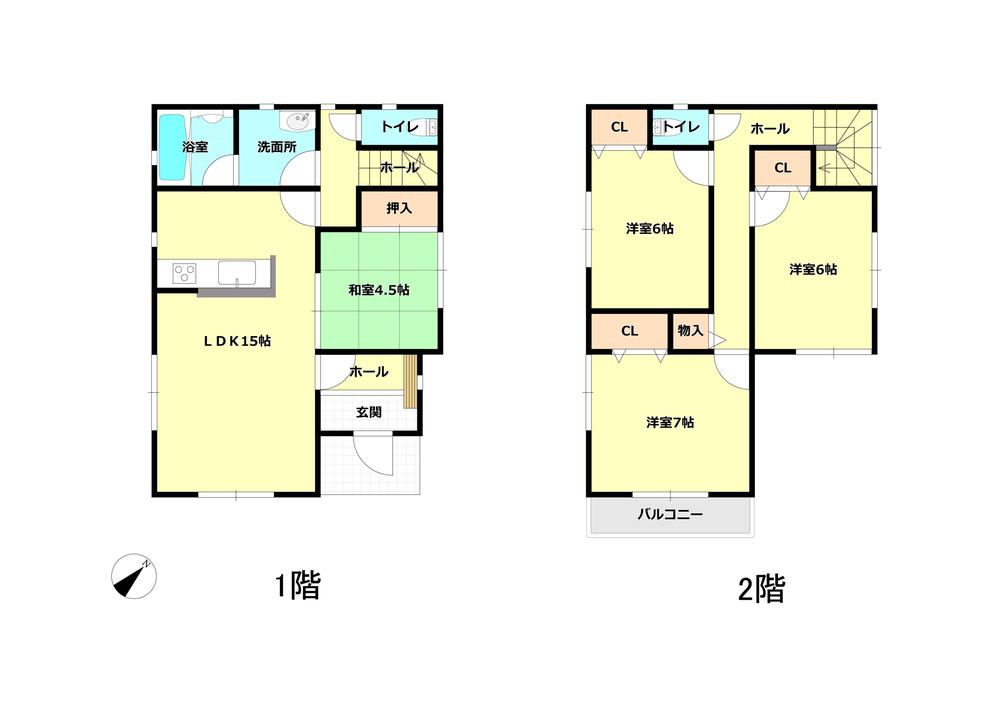 Floor plan. 23.8 million yen, 4LDK, Land area 165.53 sq m , We will give priority to the building area 94.36 sq m Current Status. 