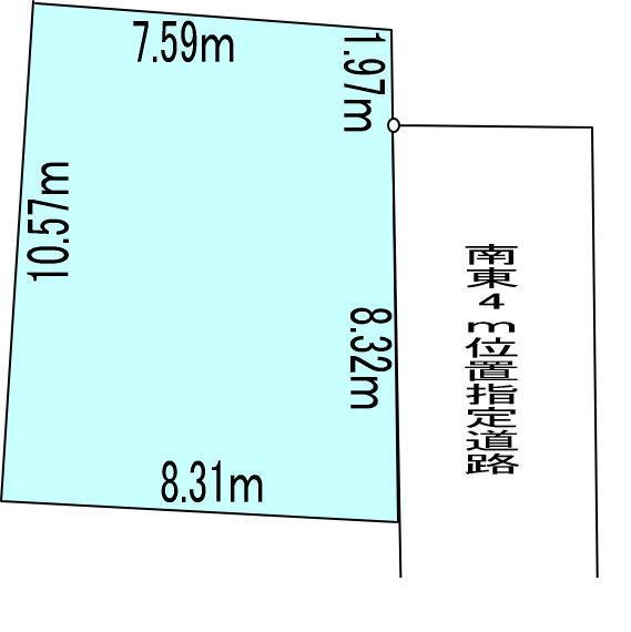 Compartment figure. Land price 7.5 million yen, Land area 82.63 sq m