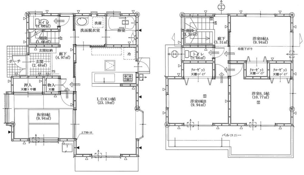 Floor plan. 23.8 million yen, 4LDK, Land area 162 sq m , Building area 96.05 sq m building 96.05 sq m (29.00 square meters)