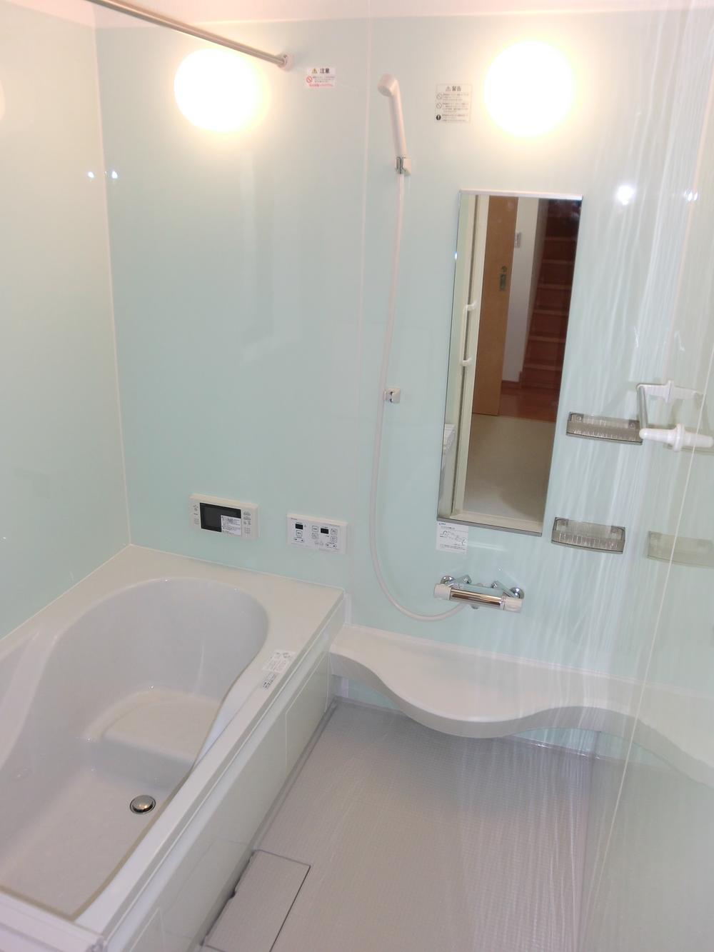 Bathroom. Bathroom TV with the system bus