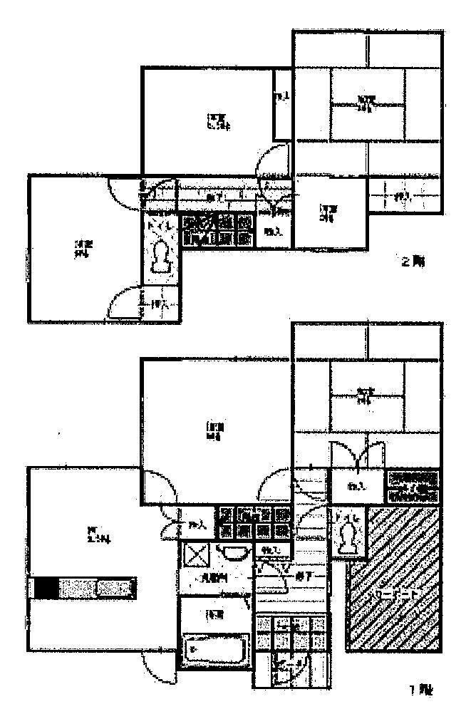 Floor plan. 13.8 million yen, 5DK + S (storeroom), Land area 178.5 sq m , Building area 105.57 sq m