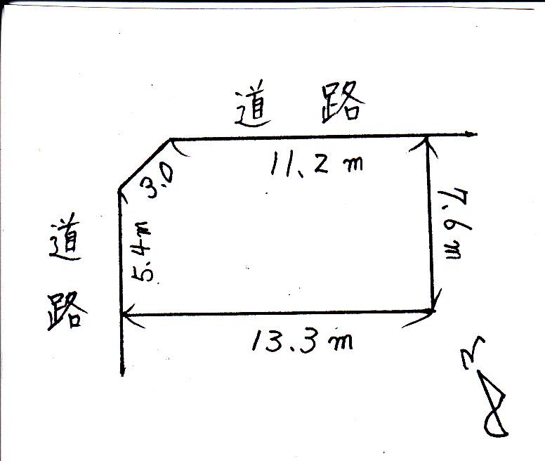 Compartment figure. Land price 9.5 million yen, Land area 99.5 sq m