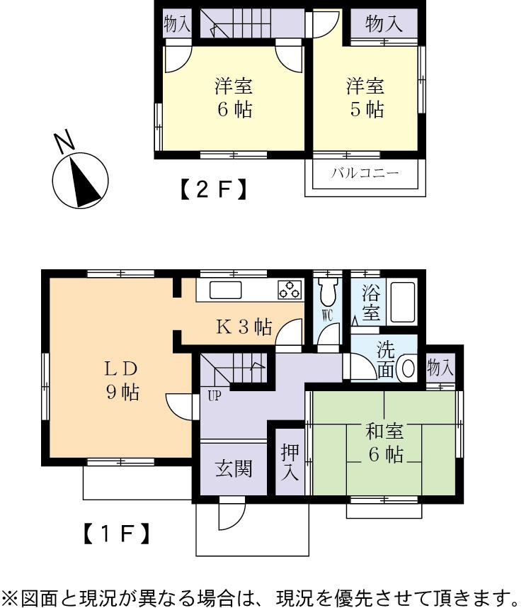 Floor plan. 14.9 million yen, 3LDK, Land area 168 sq m , Building area 88 sq m