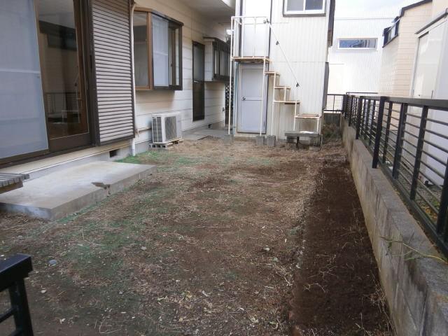 Garden. There is surprisingly large garden