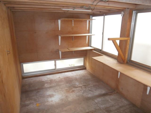 Receipt. First floor of the two-story shed in the garden