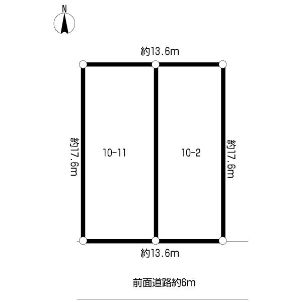 Compartment figure. Land price 23 million yen, Land area 240 sq m