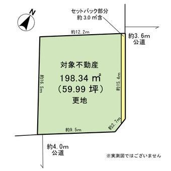 Compartment figure. Land price 29,800,000 yen, Land area 198 sq m