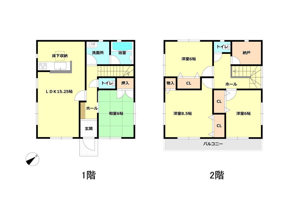 Floor plan. 25,800,000 yen, 4LDK, Land area 186.49 sq m , We will give priority to the building area 102.87 sq m Current Status. 