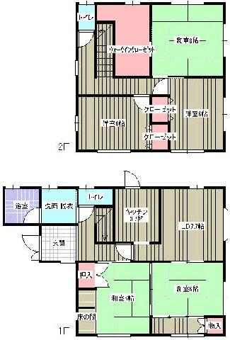 Floor plan. 17.8 million yen, 5LDK, Land area 497.59 sq m , Building area 118.63 sq m