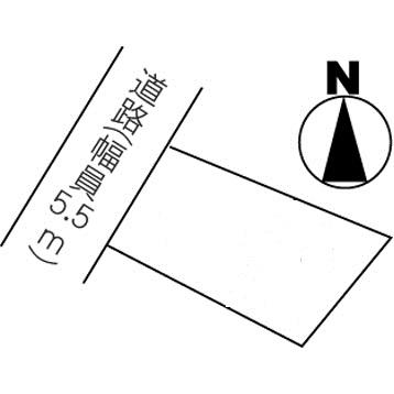 Compartment figure. Land price 5.6 million yen, Land area 346.87 sq m