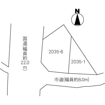 Compartment figure. Land price 14.8 million yen, Land area 742.9 sq m