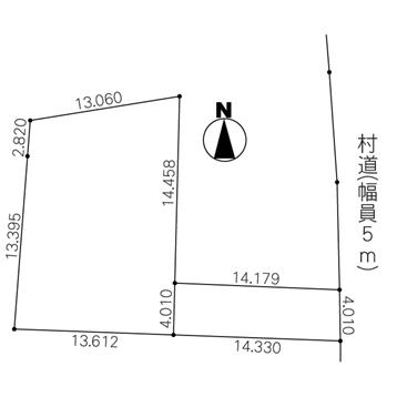 Compartment figure. Land price 5.8 million yen, Land area 228.99 sq m