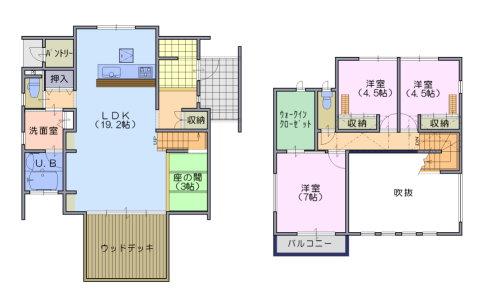 Floor plan. 25 million yen, 3LDK + S (storeroom), Land area 297.54 sq m , Building area 102.05 sq m