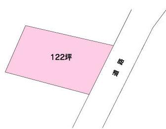 Compartment figure. Land price 7.32 million yen, Land area 405 sq m