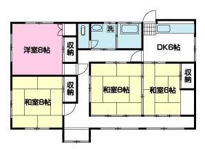Floor plan. 14 million yen, 5DK, Land area 257.69 sq m , Building area 94.4 sq m
