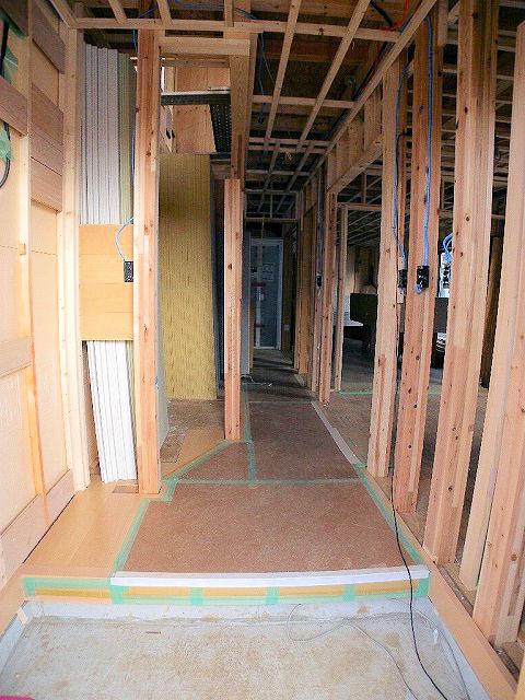 Other. Entrance, Construction process photo of the corridor part (November 2013) Shooting