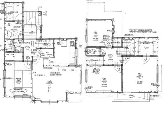 Floor plan. 19.9 million yen, 4LDK, Land area 205.24 sq m , Building area 99.36 sq m