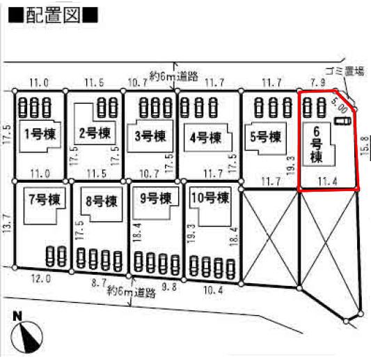 Compartment figure. 12.8 million yen, 4LDK + S (storeroom), Land area 215.28 sq m , Building area 98.81 sq m