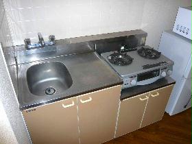 Kitchen. Consumer electronics with property only stove there. 