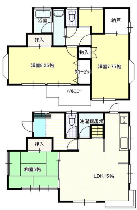 Floor plan. 14.8 million yen, 3LDK, Land area 300.72 sq m , Building area 92.33 sq m 3LDK