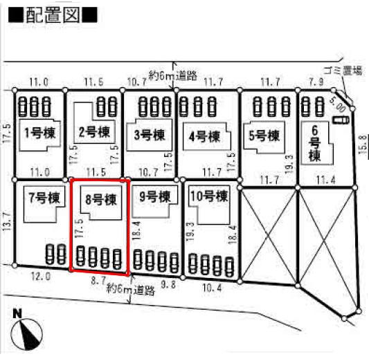 Compartment figure. 18,800,000 yen, 4LDK + S (storeroom), Land area 206.86 sq m , Building area 98.41 sq m