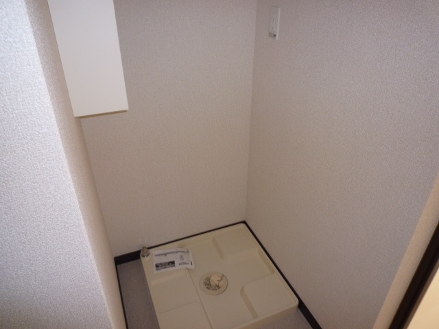 Washroom. Indoor Laundry Storage