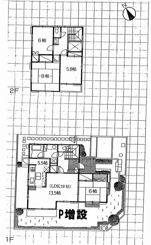 Floor plan. 13.3 million yen, 4LDK, Land area 168.26 sq m , Building area 113.37 sq m