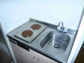 Kitchen. Convenient, two-burner stove