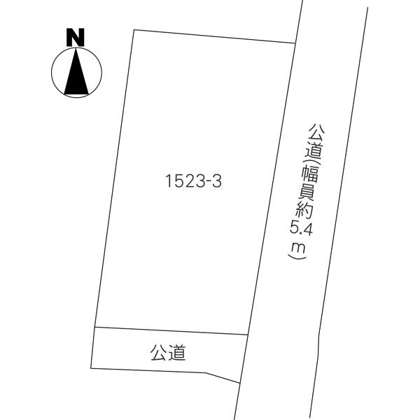 Compartment figure. Land price 12 million yen, Land area 468 sq m