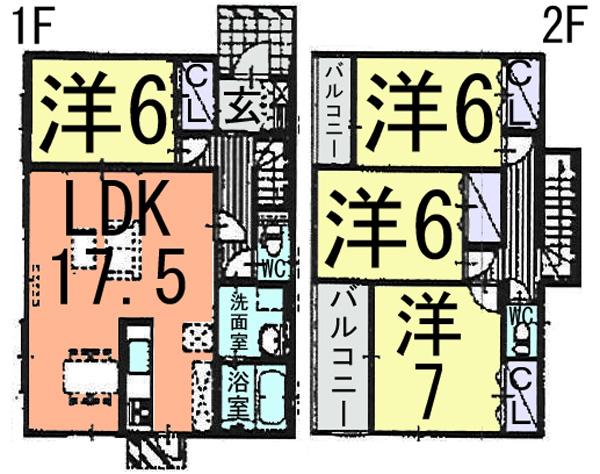 Floor plan. JR Joban Line "Fujishiro Station" around
