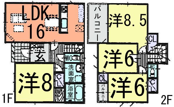 Floor plan. JR Joban Line "Fujishiro Station" around