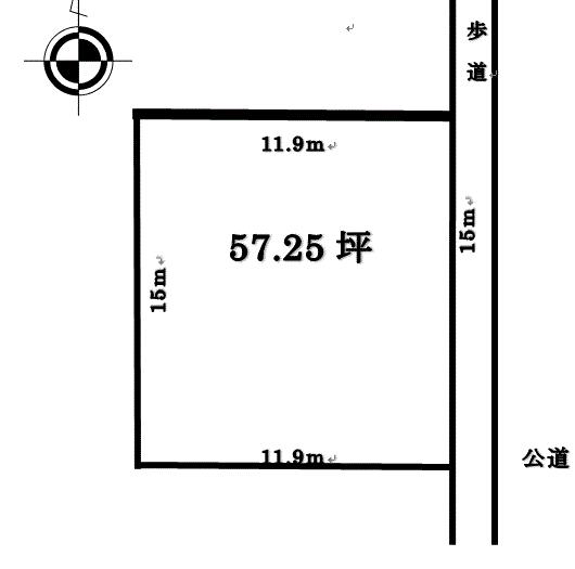 Compartment figure. Land price 10 million yen, Land area 182.95 sq m