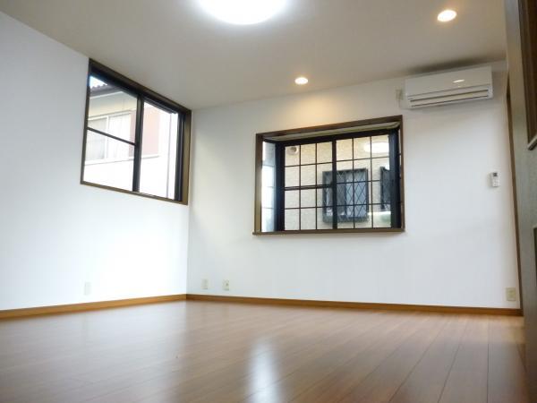 Living. The living has become brighter there window is three locations.