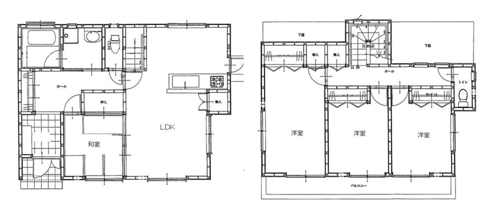 Floor plan. 18.9 million yen, 4LDK, Land area 178.23 sq m , Building area 99.36 sq m