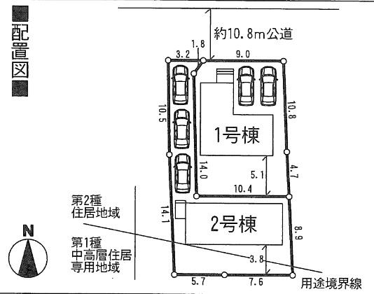 Compartment figure. 21,800,000 yen, 4LDK, Land area 168.69 sq m , Building area 96.79 sq m