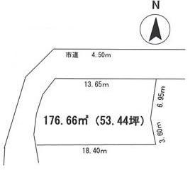 Compartment figure. Land price 15 million yen, Land area 176 sq m