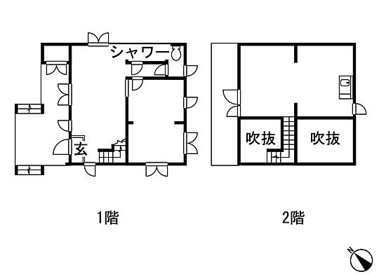 Floor plan. 13.5 million yen, 4K, Land area 175.35 sq m , Building area 75.12 sq m