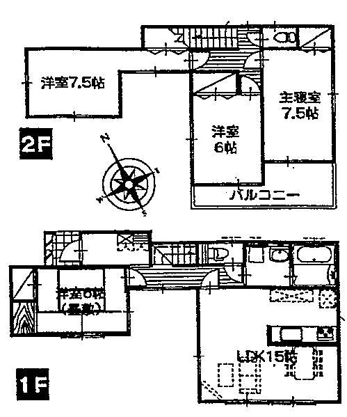 Floor plan. 14.4 million yen, 4LDK, Land area 165.1 sq m , Building area 101.43 sq m