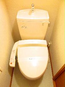 Toilet. Toilet is with a bidet! 