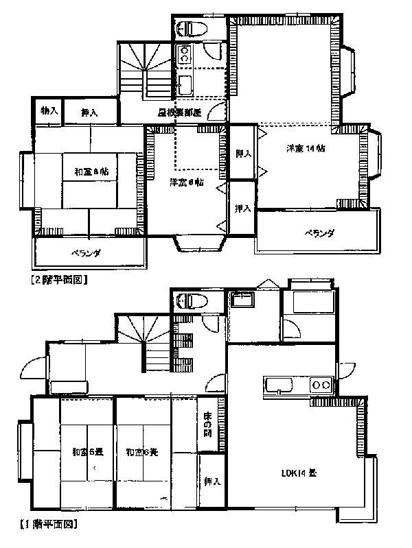 Floor plan. 13.8 million yen, 5LDKK, Land area 141.63 sq m , Building area 132.49 sq m