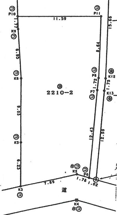 Compartment figure. Land price 7.9 million yen, Land area 241 sq m